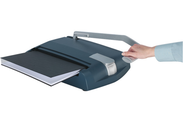 LEITZ Ent-Binder für impressBIND 140 74480000 silber/blau 50x7x340mm