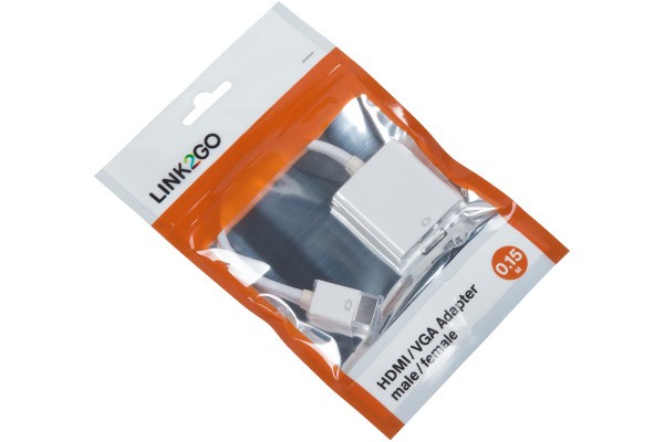 LINK2GO HDMI - VGA Adapter AD1411WP male/female