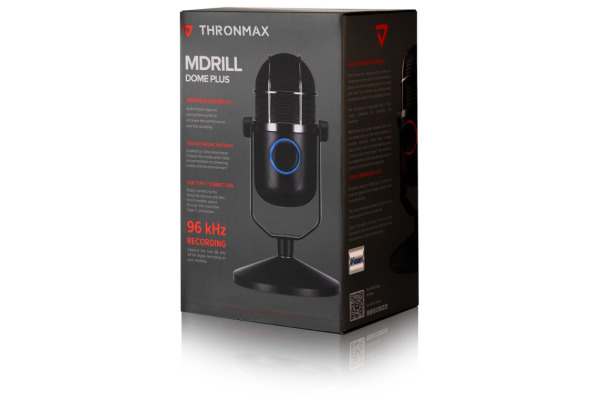 THRONMAX Mdrill Dome Plus 96Khz M3 Plus Jet Black