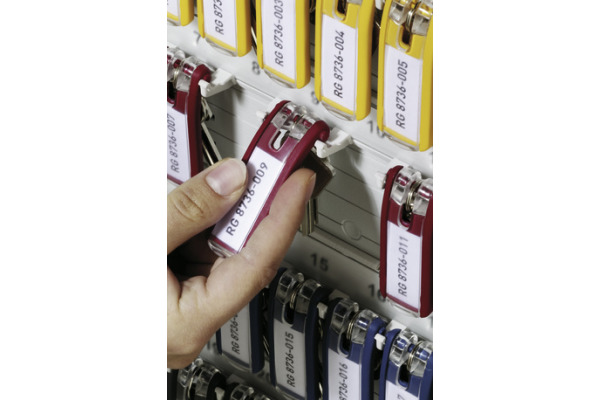 DURABLE Schlüsselanhänger KEY CLIP 195703 rot 6 Stück