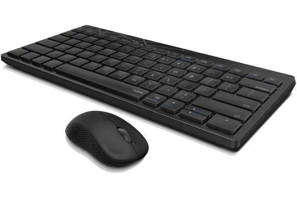 RAPOO 8000M Deskset black-grey 18535 Wireless Multi-Mode