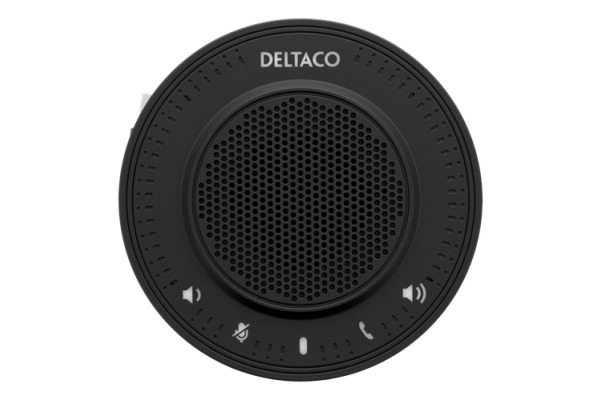 DELTACO Office Conference speakerphone DELC-0001 black, USB, 3.5 mm