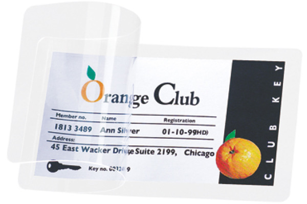 3L Laminiertasche 54x86mm 11011 glanz 10 Stk