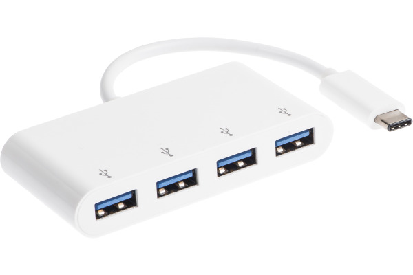 LINK2GO USB C Type HU5004WP Hub 4-Port