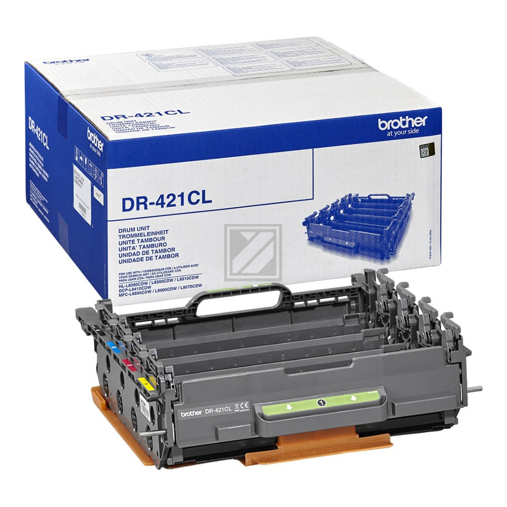 Brother Fotoleitertrommel schwarz/cyan/magenta/gelb (DR-421CL)