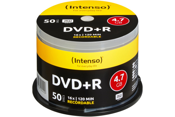 INTENSO DVD+R Cake Box 4.7GB 4111155 16X 50 PCS