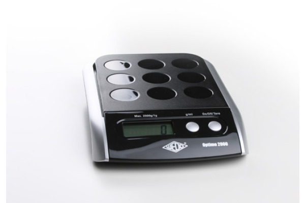 WEDO Digitalwaage Optimo 2000 482001 Tragkraft bis 2kg 23x4x16cm