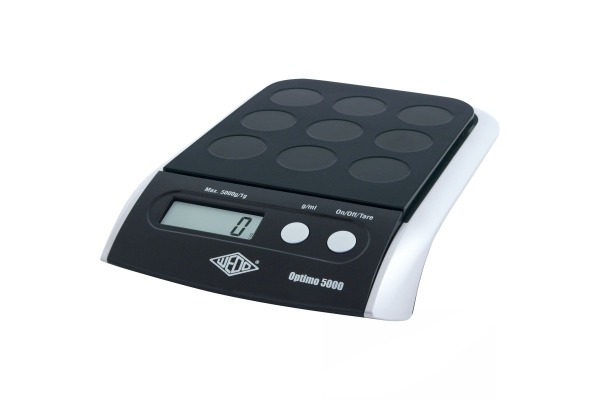 WEDO Digitalwaage Optimo 5000 485001 Tragkraft bis 5kg 23x4x16cm