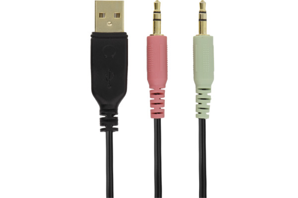 DELTACO Stereo Gaming Headset DH210 GAM-069 with LED