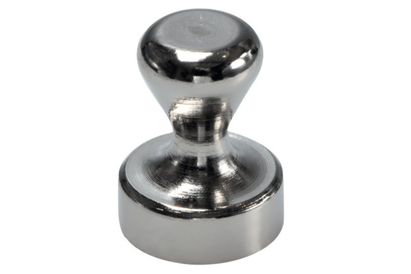 BEREC Griffmagnet Metall 12mm GM12S.56 vernickelt 2 Stück