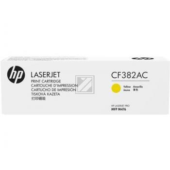 HP Toner-Kartusche Contract (nur für Vertragskunden) gelb (CF382AC, 312AC)