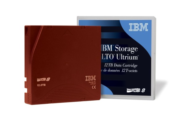 IBM LTO Ultrium 8 12/30TB 01PL054 Data Tape, Library Pack