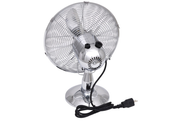 SONNENKÖNIG Tischventilator 34cm 10500182 Chrom 12, silber