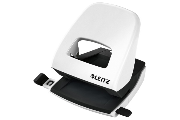 LEITZ Bürolocher Metall 2.5mm 50081001 perlweiss 30 Blatt