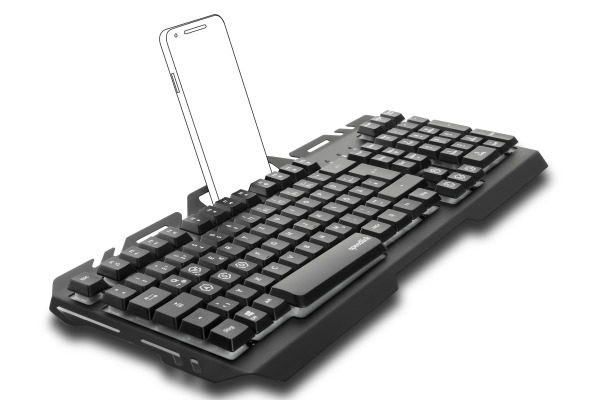 SPEEDLINK ORIOS Metal , black SL-670003-BK-CH Gaming Keyboard, CH-Layout