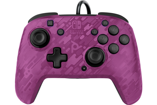 PDP Faceoff Del.&Audio CamoPurple 500-134-EU-CM05 Controller wired for NSW