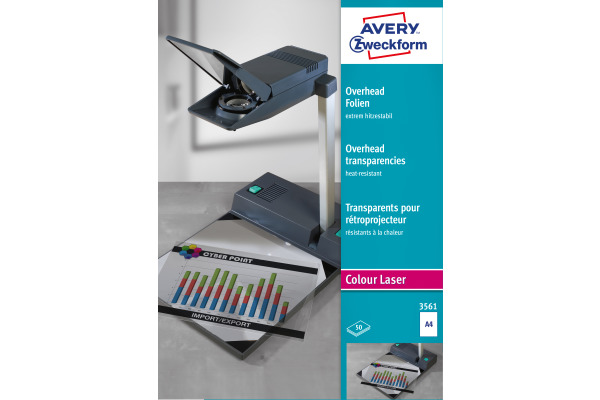 AVERY ZWECKFORM Laser Film 0.13mm A4 3561 50 Blatt