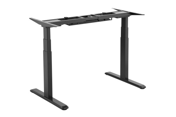 ICY BOX Hubtischgestell IB-EW205B-T schwarz, höhenverstellbar