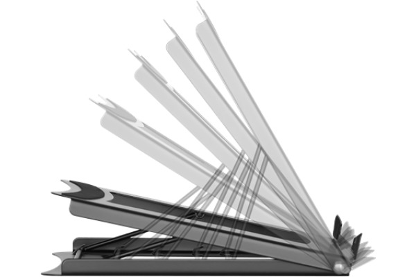 DELTACO Foldable Laptop/Tablet Stand DELO-0200 5 positions