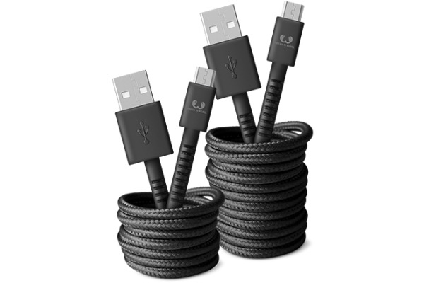 FRESH'N REBEL USB - Micro USB 1.5m 2UMC150SG Fabriq cable Storm Grey