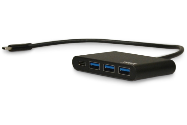 PORT USB Hub Type-C to USB 3.0 900122 black, 1x USB-C, 3x USB 3.0