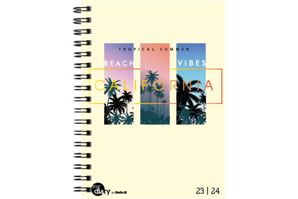 BIELLA Schüleragenda Summer A5 23/24 806537910024 3½T/1S, Wire-O 14.5x20.5cm