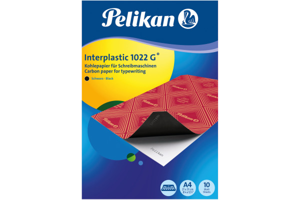 PELIKAN Kohlepapiere 1022G A4 401026 interplastic 10 Blatt