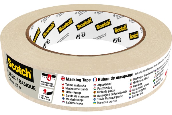 SCOTCH Abdeckband Basic 24mmx50m BASIC2450 beige
