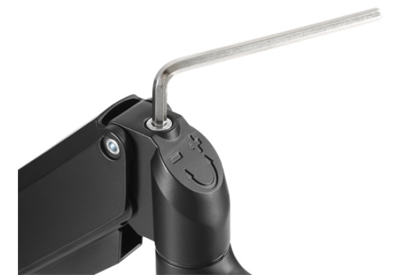 DELTACO GasSpring Dual arm 17-32in ARM-0351 1,5-8kg, 75x75-100x100