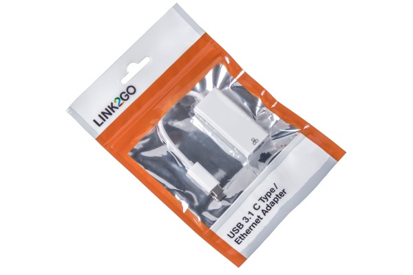 LINK2GO Adapter C Type - GB Ethernet AD6611WP male/female