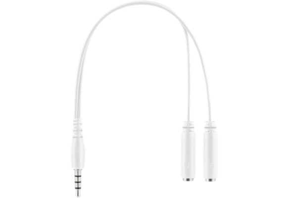 DELTACO Stereo Gaming Headset WH85 GAM-030-W with LED, white