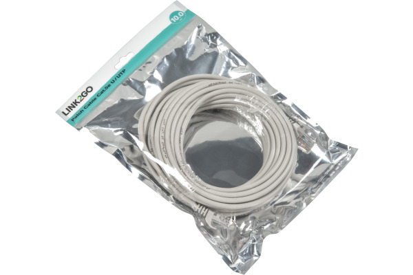 LINK2GO Patch Cable Cat.5e PC5013SGP U/UTP, 10.0m