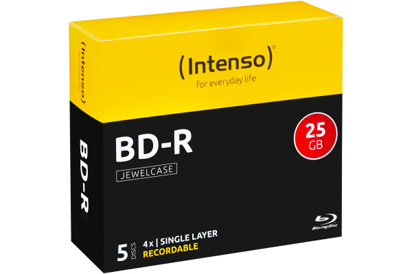 INTENSO BD-R Jewel 25GB 5001215 4x 5 Pcs