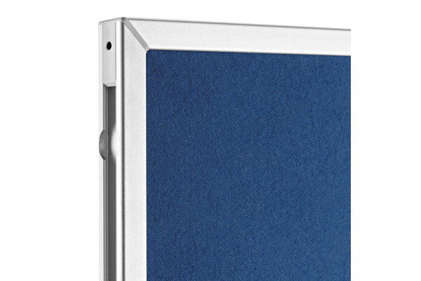 MAGNETOPLAN Design-Moderatorentafel Filz 1151303 blau, klappbar 1200x1500mm