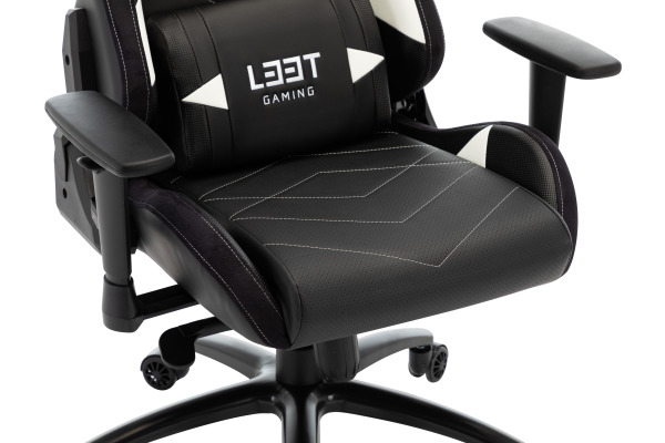 L33T Elite V4 Gaming Chair PU 160369 Black/White decor