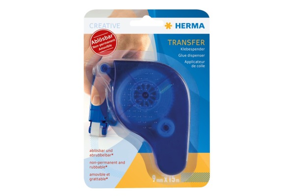HERMA Klebespender HERMAfix 15m 1067 blau, non-perm.