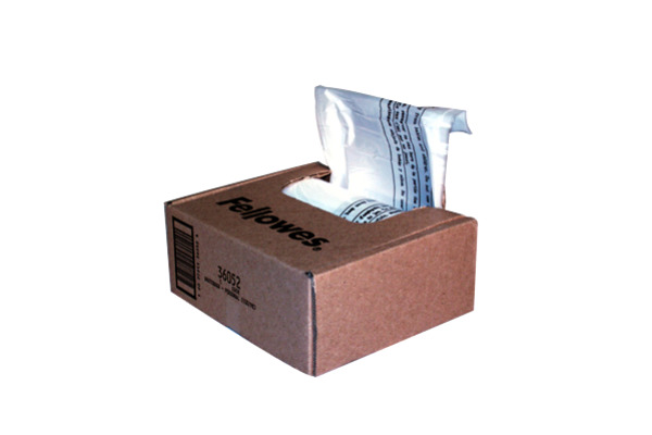 FELLOWES Beutel für Aktenvernichter 36052 P,DS,PS,SB-MS-Serie 100 Stck.