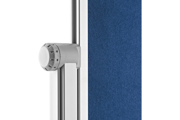 MAGNETOPLAN Design-Moderatorentafel Filz 1151303 blau, klappbar 1200x1500mm