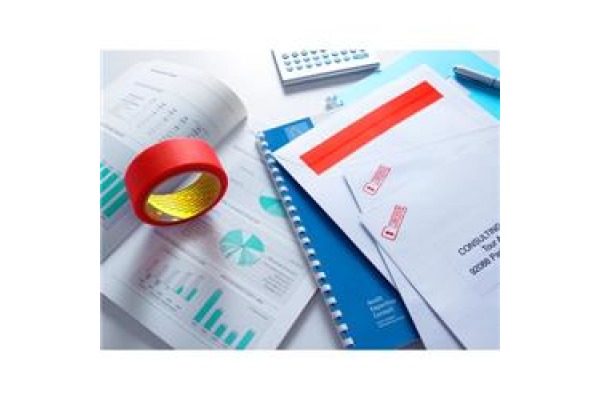 SCOTCH Sigelband 820 33mx35mm 820-RED3533 3 rot