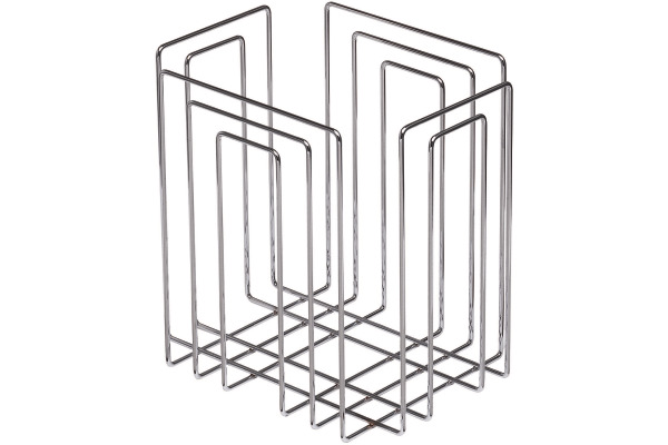 TMP Papiersammler/Zeitungsbinder 1111.01 chrom 37x27x37cm