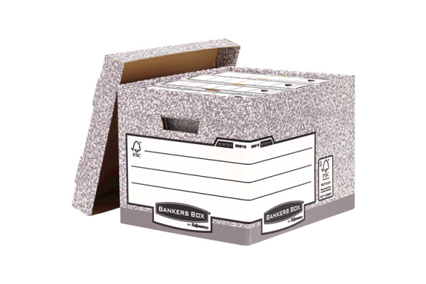 FELLOWES Archivbox grau R-Kive 00810-FFEU 33.5x29.2x40.4 cm