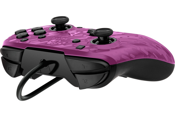 PDP Faceoff Del.&Audio CamoPurple 500-134-EU-CM05 Controller wired for NSW