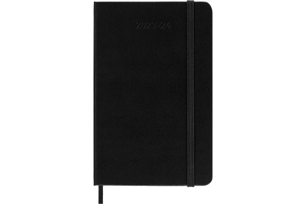 MOLESKINE Wochen-Notizkalender 23/24 56598856972 18M liniert HC schwarz