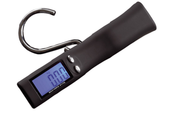 COMPASS Kofferwaage schwarz 70819 Digital 14x3x3cm