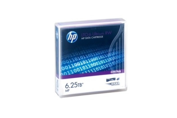 HP LTO Ultrium 6 2.5TB/6.25TB C7976A Data Tape