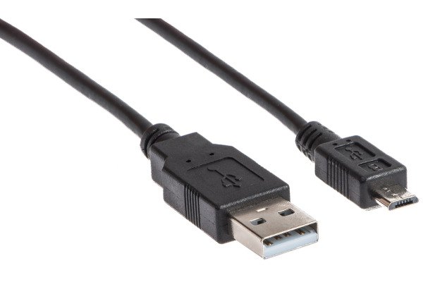 LINK2GO USB 2.0 Cable, A - Micro-B US2313KBB male/male, 2.0m