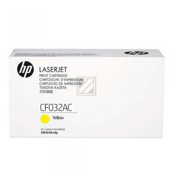 HP Toner-Kartusche Contract (nur für Vertragskunden) gelb (CF032AC, 32AC)