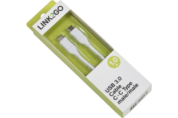 LINK2GO USB 3.0 Cable C-C Type US5013FWB male/male, 1.0m