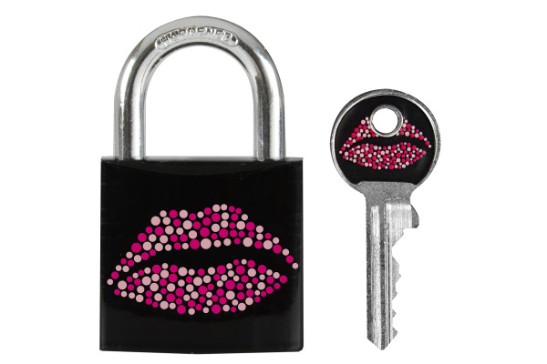 MASTER LOCK Vorhangschloss 30mm 66246900 Kuss Motiv