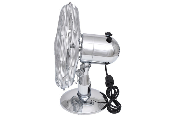 SONNENKÖNIG Tischventilator 34cm 10500182 Chrom 12, silber